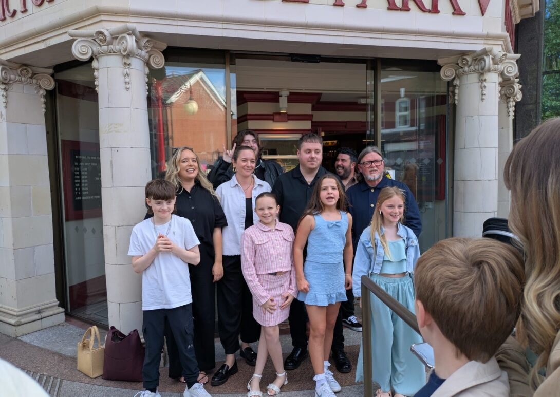 The cast and crew of Rocket Fuel at Hyde Park Picture House.