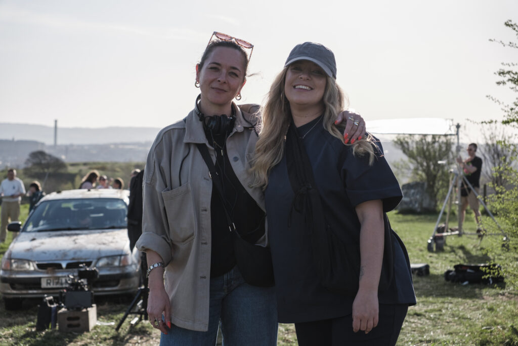 Executive Producer Leah Henry with Producer Casey Shaw.