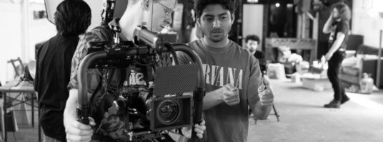 billy haigh on set