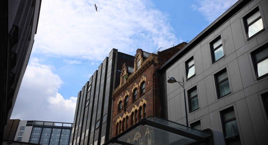 shot of sky and flats